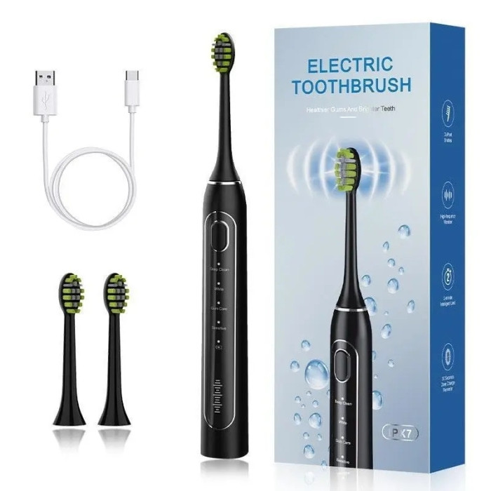 Brosse À Dents Électrique Sonique Eevee – Blanchiment Ultrasonique, 4 Modes, Recharge USB-C