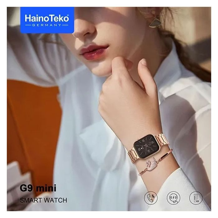 Montre Connectée Haino Teko G9 Mini avec 3 Ceintures