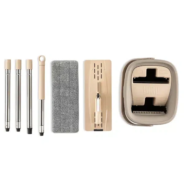 Ensemble de Balai nettoyage pour vadrouille plate Avec 3 Recharges Offerte