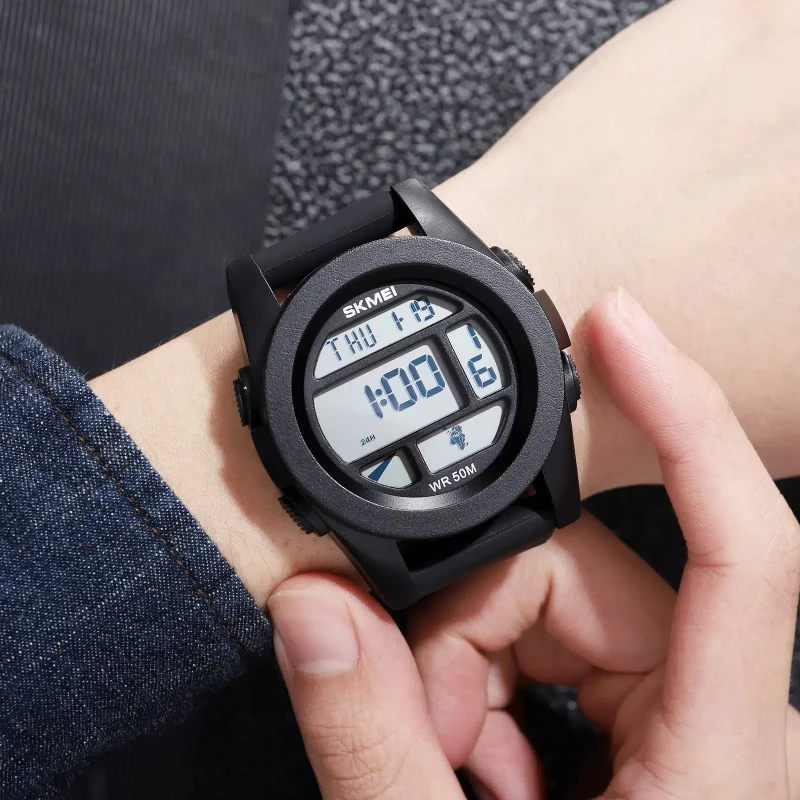 Skmei -montre numérique multifonction pour homme, Chronographe 1906