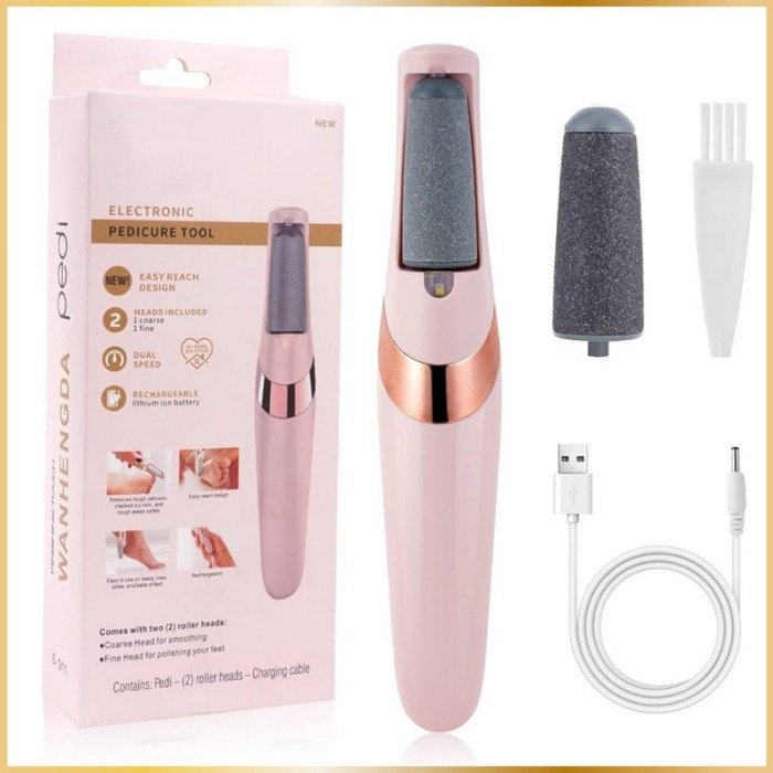 La Lime à Ongles Électrique & Épilateur Visage Électrique 2 Têtes est un appareil de beauté multifonction 2 en 1 conçu pour entretenir les ongles et épiler le visage avec efficacité et précision.