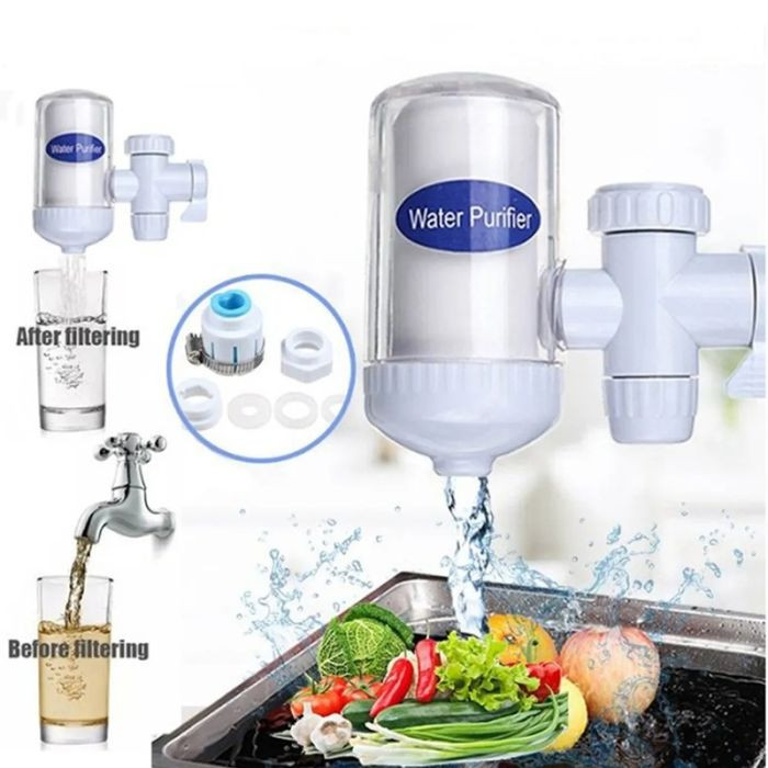 Filtre Purificateur D’Eau Pour Robinet – Blanc