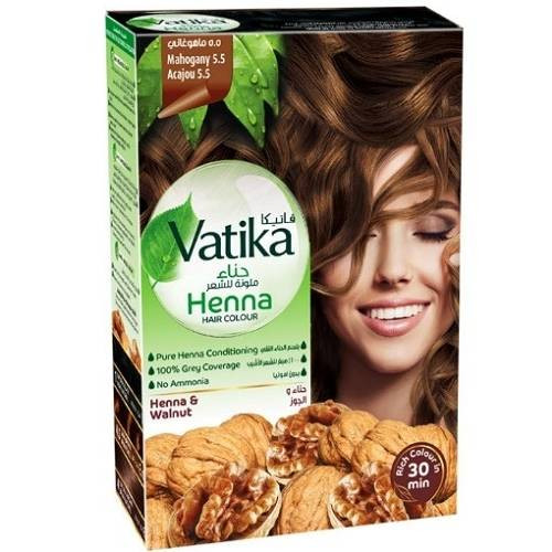 Vatika Henna Coloration Cheveux Acajou 5.5