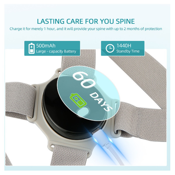 Correcteur de Posture Intelligent réglable vibrante