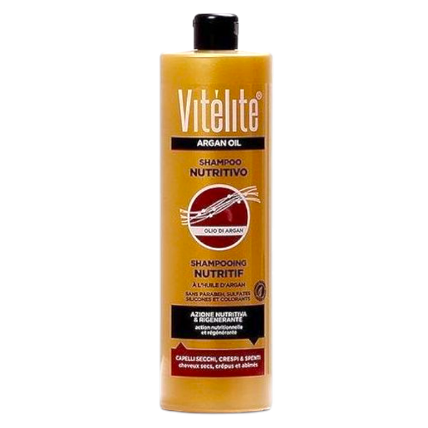 Vitélite Shampooing Nutritif à l’Huile d’Argan – Réparateur & Régénérant – 1000 ml