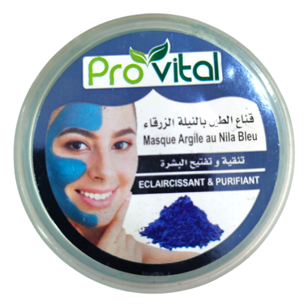 Masque Argile au Nila Bleu ProVital 100% Naturel 300g