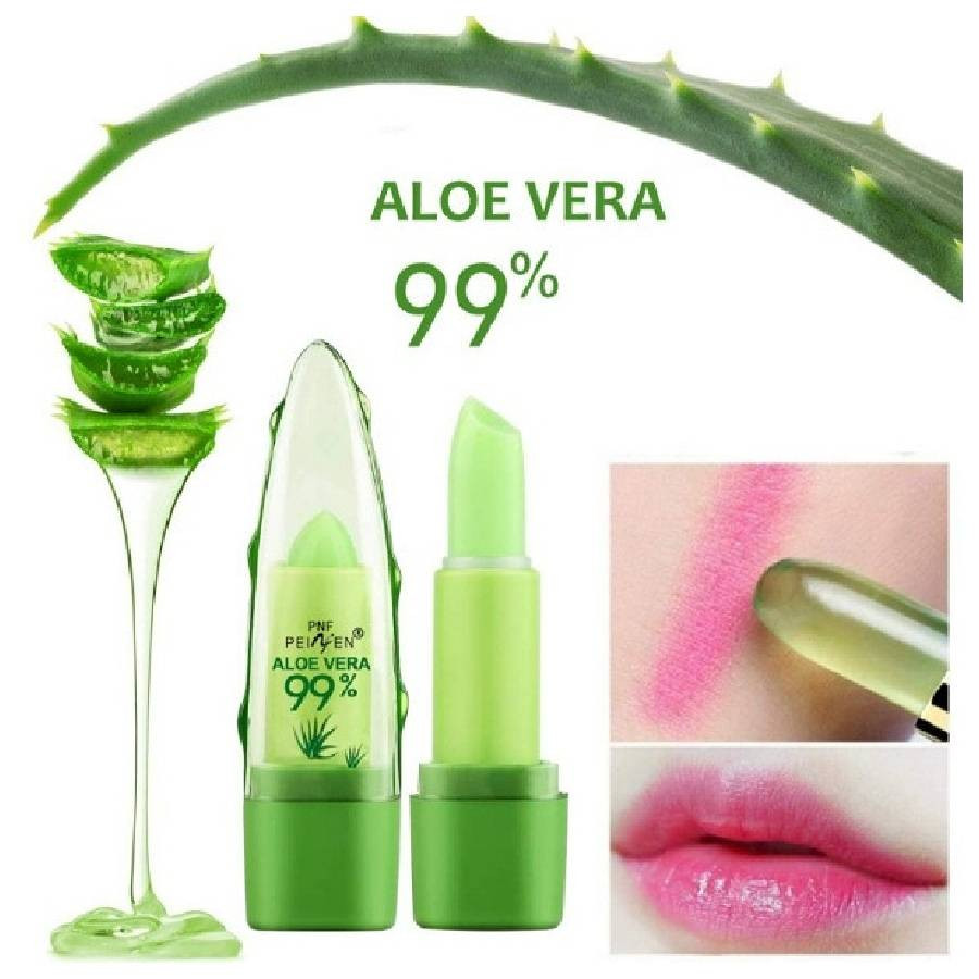 Rouge à lèvres hydratant magique Aloe Vera 99% changeant de couleur