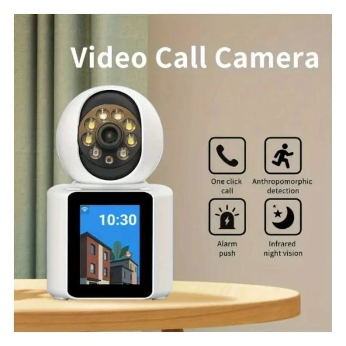 caméra de surveillance Sans fil Avec Appels vidéo et Ecran