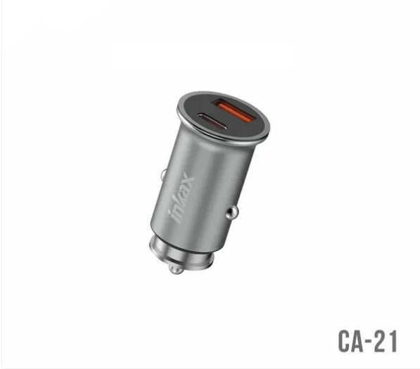 Chargeur De Voiture Allume Cigare 2 Ports USB & USB C Inkax 36W