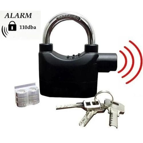 Cadenas avec Alarme 110 dB - Acier Renforcé