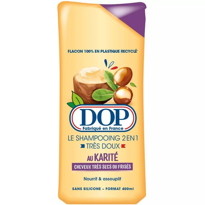 Dop Shampooing Très Doux aux karite sans silicone 400ml