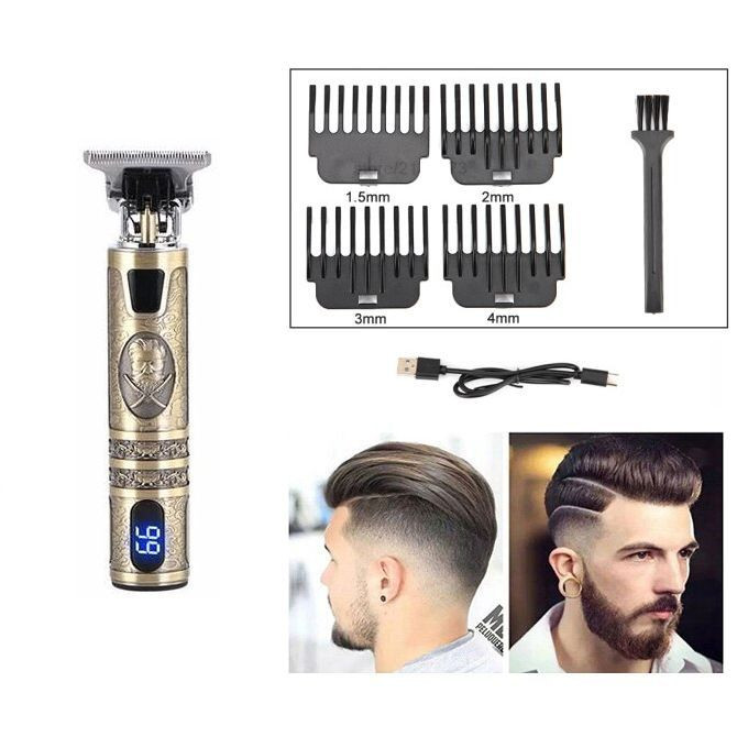 Dailing Tondeuse cheveux barbe rechargeable avec afficheur – Finition 0 Mm