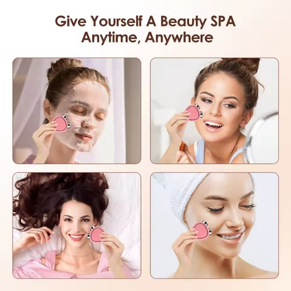 Appareil Visage Microcourant avec Vibration – 3 Modes Anti-Âge et Raffermissant