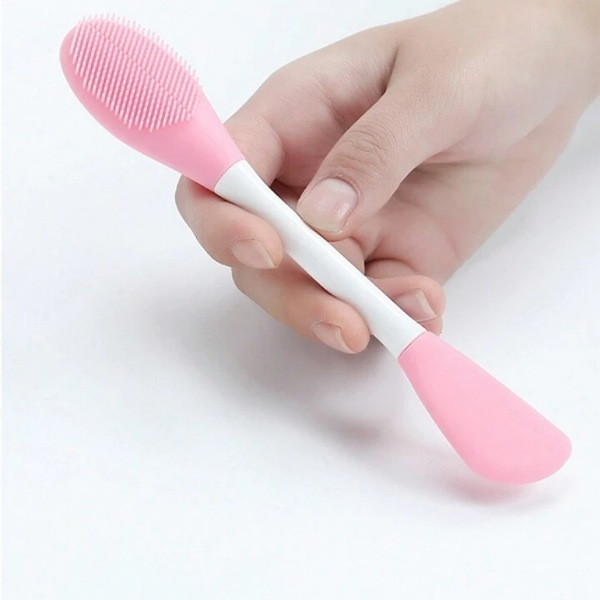Brosse 2 en 1 en Silicone