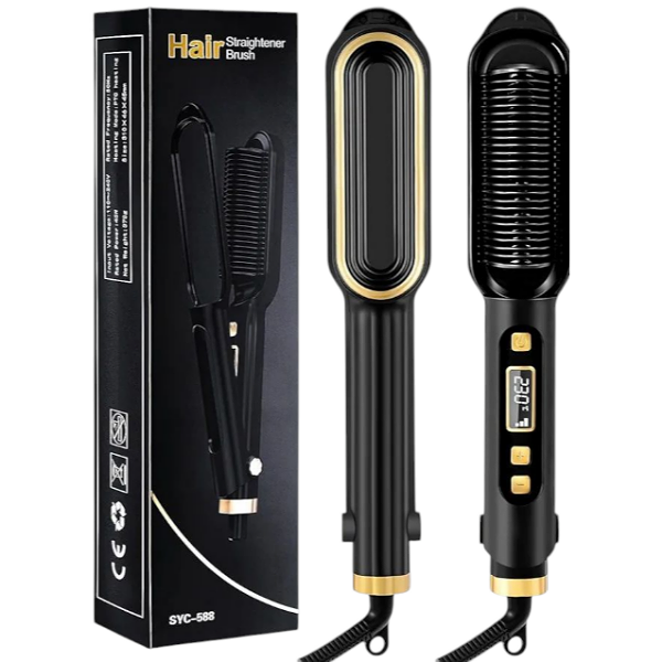 Brosse Lissante Chauffante 2 en 1 SYC-588