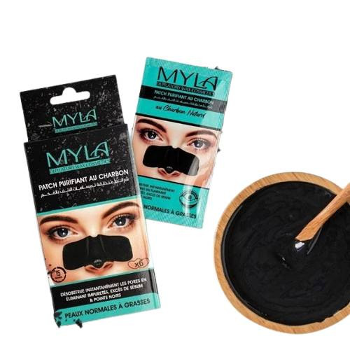 Set de 6 patchs purifiants Myla au charbon