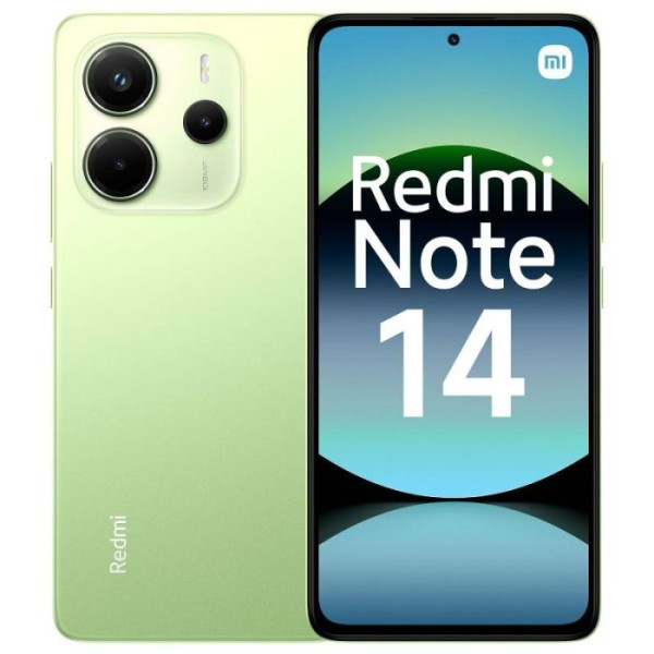 Smartphone Xiaomi Redmi Note 14 5G 6Go 128Go - Coral Green