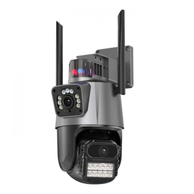 Caméra de Surveillance Double Wi-Fi Intelligente – Vision Nocturne HD