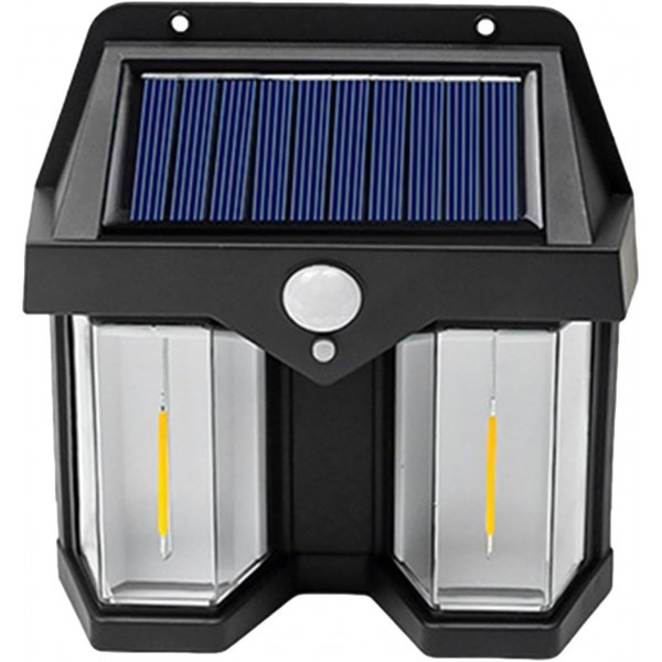 Lampe Solaire au tungstène Applique Murale Solaire décorative étanche avec 3 Modes