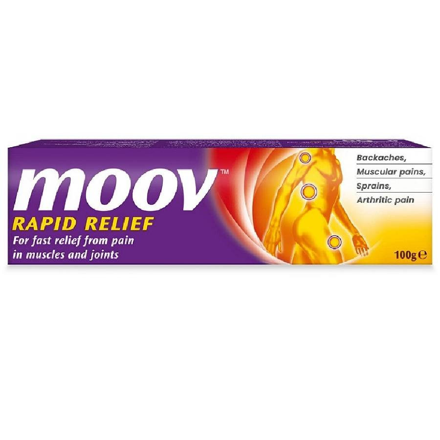 Crème Moov soulagement rapide des douleurs musculaires & articulaires 100g