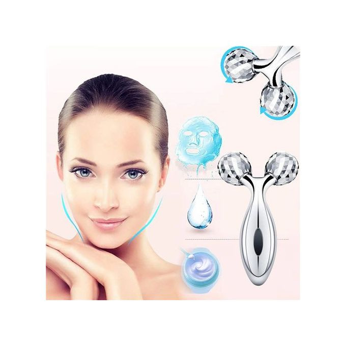 Masseur Pour Le Corps – Appareil De Massage Et Relaxation Manuel 3D – Argent