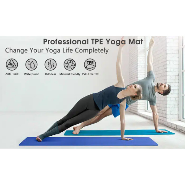 Tapis de Yoga Confortable et Antidérapant