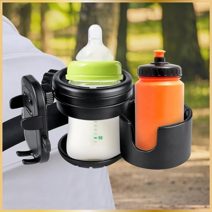 Porte-Gobelet Multi-Fonctions- Pratique pour Poussette