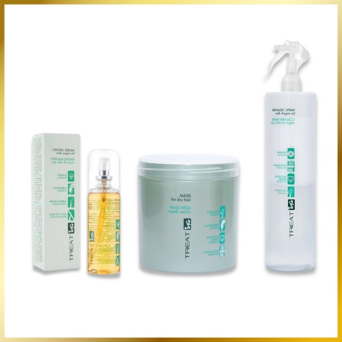 Pack Soin Capillaire- Primer & Masque & Sérum- Cheveux traités chimiquement