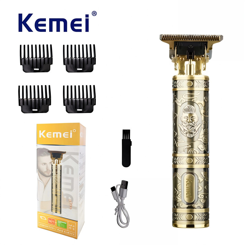 Kemei KM-T9 professionnel électrique tondeuse à cheveux sans fil tondeuse à cheveux hommes 00 mm