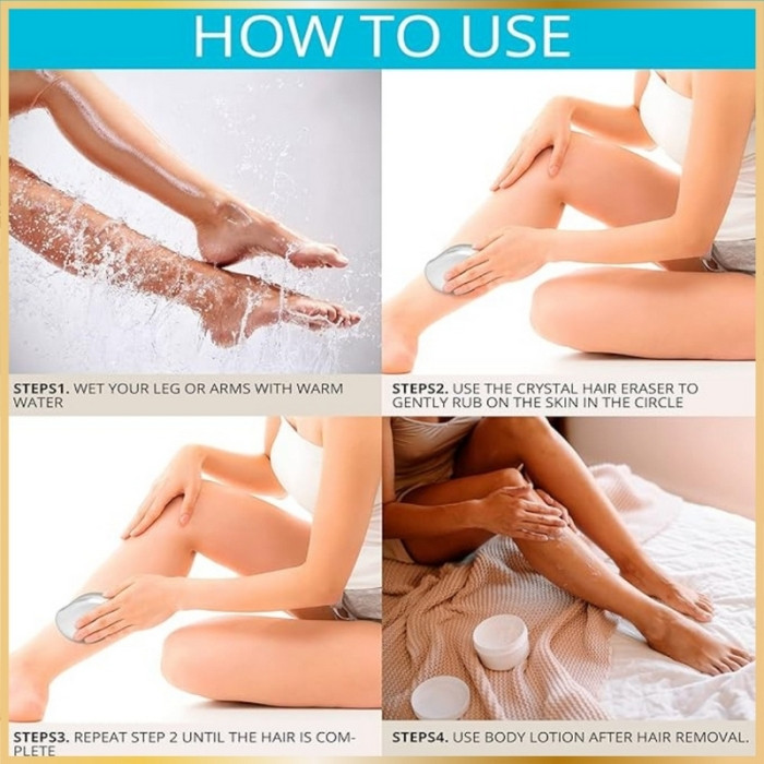 Épilateur à Cristal Révolutionnaire Argentée