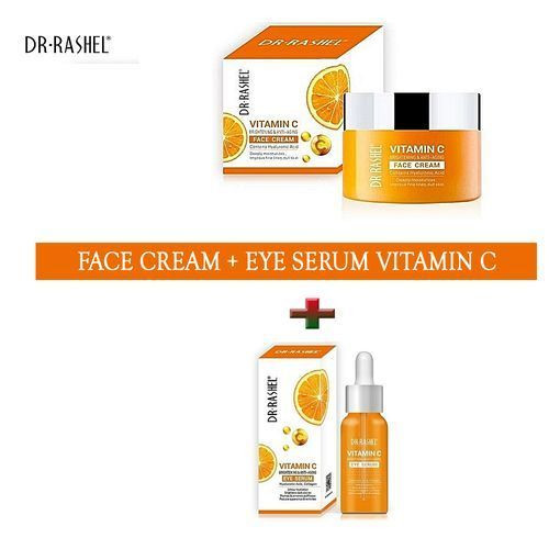 Dr Rashell Pack Soin De Visage crème avec sérum vitamine C – 50 mlX2