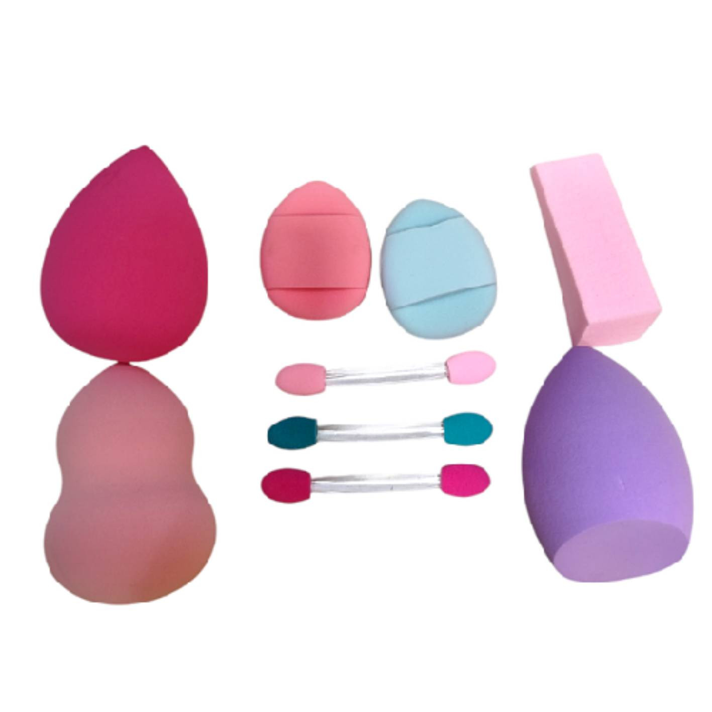 Coffret cœur 9 éponges maquillage