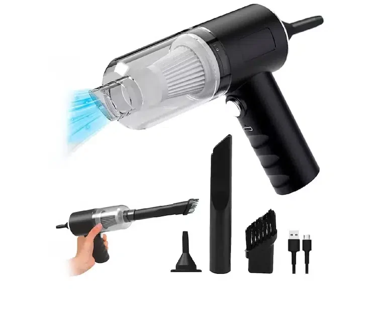 Aspirateur 3 EN 1 rechargeable USB pour Voiture- Maison AS-228