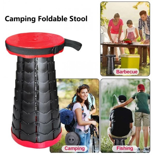 Tabouret portable extensible en plastique ABS