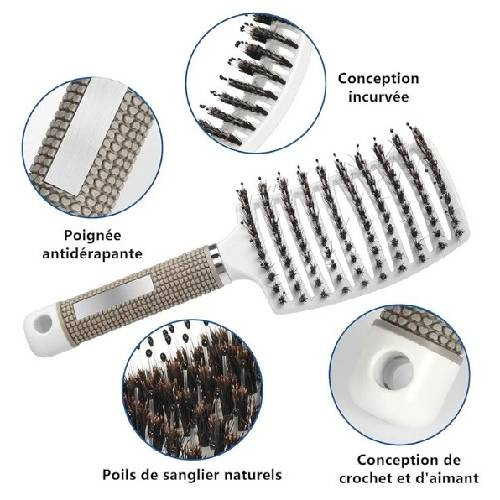 Brosse ronde en céramique – Coiffage brushing