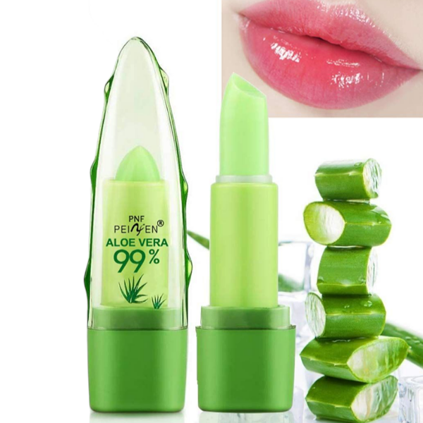 Rouge à Lèvres Magique Aloe Vera 99% – Hydratant & Changeant de Couleur