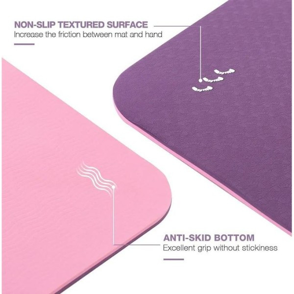 Tapis de Yoga Confortable et Antidérapant