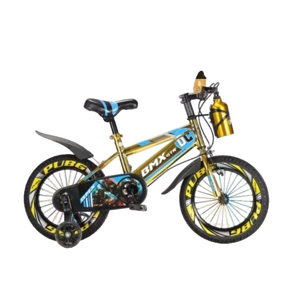 BICYCLETTE ENFANT JAD74-2 16 '' AVEC DEUX ROUES STABILISATRICE ROSE