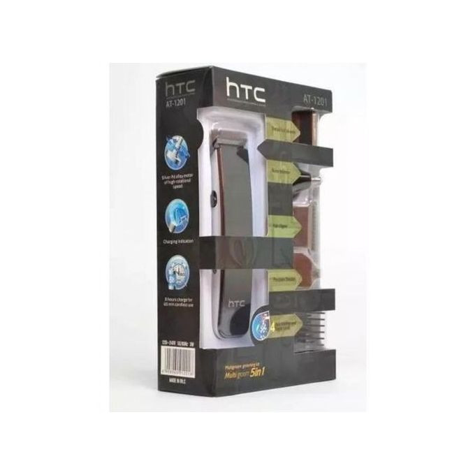 Htc Tondeuse 5 in 1 Multifonction rechargeable Rasoir à barbe et cheveux